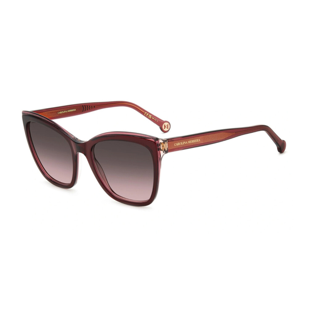 NEW Carolina Herrera HER 0188/S 0C8CM2 Burgundy/Red Sunglasses authentic